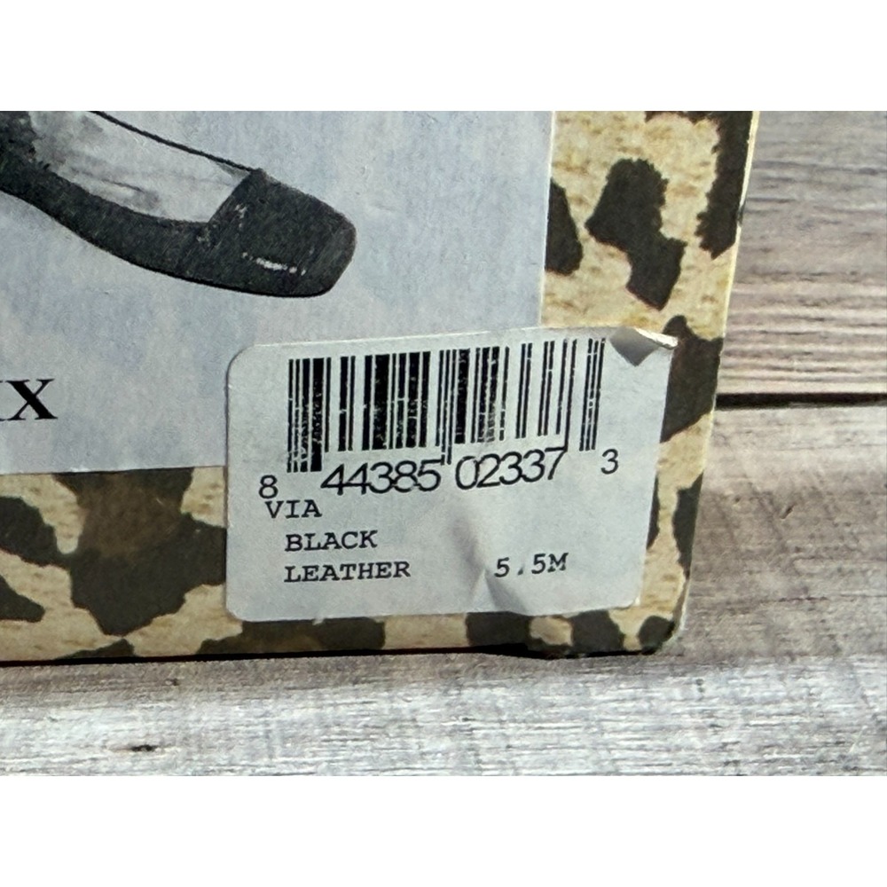 FS/NY Black Creaser Women Flat Shoes Black Leather‎ Size 5.5 - Picture 16 of 16